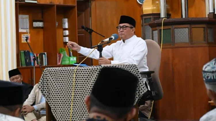 Safari Ramadhan, Wako Ramlan Sampaikan Progul Keagamaan di Masjid Jami' Tigo Baleh