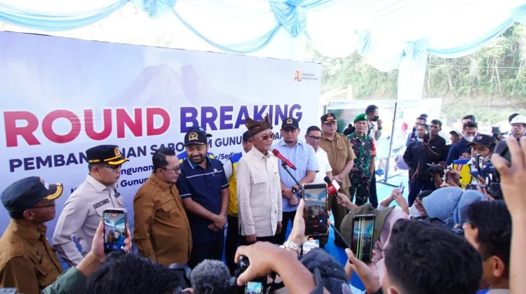 Pembangunan Sabo Dam di Tanah Datar Dimulai dengan Ground Breaking