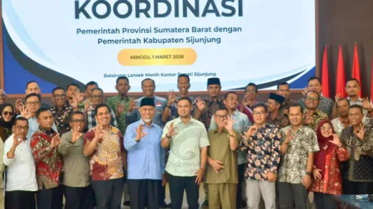 Pemprov Sumbar dan Sijunjung Gelar Rakor Sinkronisasi Program Pembangunan