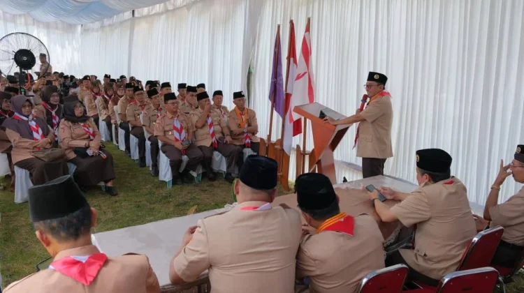 Eka Putra Dorong Pramuka Tanah Datar Kembali Aktif dan Berjaya