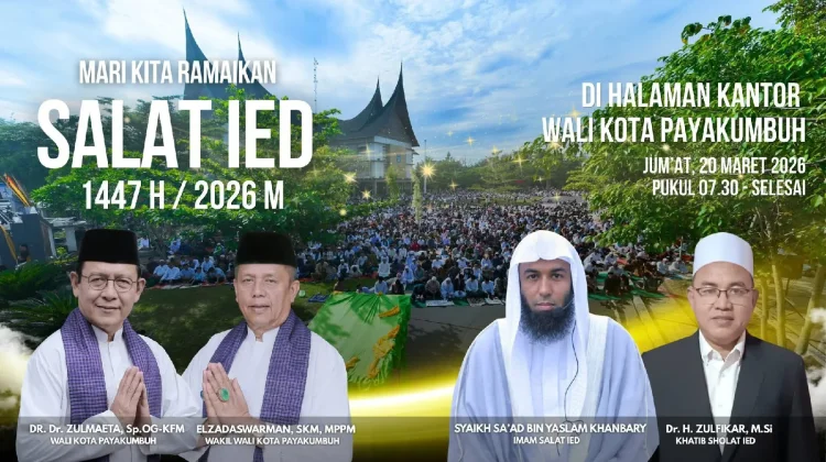 Pemko Payakumbuh Matangkan Persiapan Salat Ied 1447 Hijriah / 2026