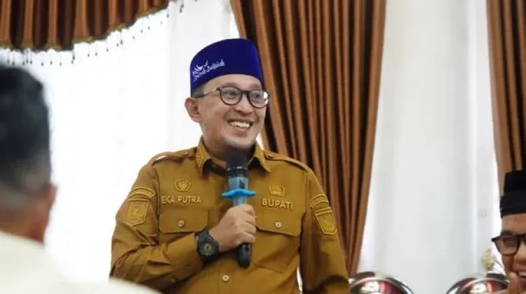 Berbuka Bersama dengan Rekan Media, Bupati Eka Putra Sampaikan Terima Kasih