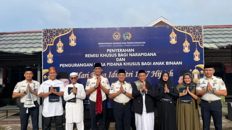 Lapas Parepare Gelar Shalat Idul Fitri 1447 H, 320 WBP Terima Remisi Khusus