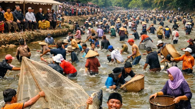 Tradisi Bonkar Ikan Larangan di Pasaman, Kearifan Lokal yang Sarat Makna