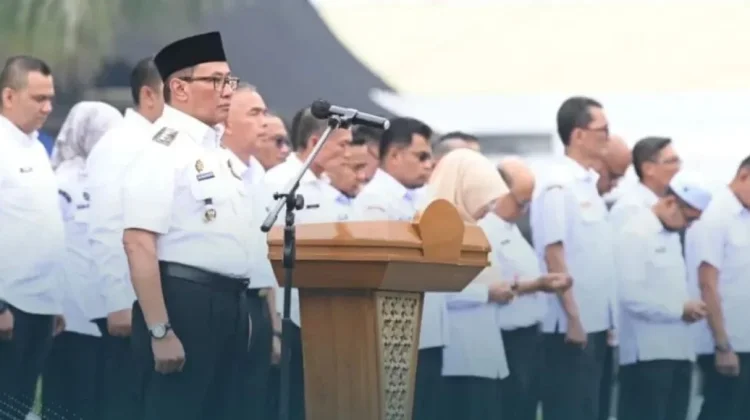 Pemko Bukittinggi Gelar Apel Gabungan dan Halal bi Halal Idul Fitri