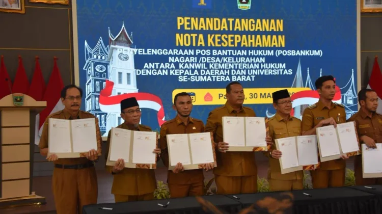 Pemprov Sumbar Resmikan Posbankum, Wawako Padang Panjang: Akses Hukum Lebih Dekat