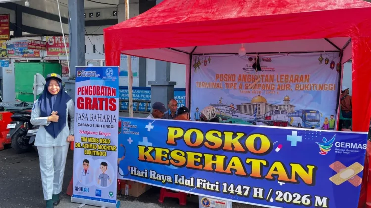 Jasa Raharja Bukittinggi Hadirkan Layanan Kesehatan Gratis untuk Pemudik Mudik