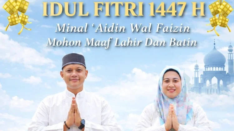 Dandim 0306/50 Kota Ucapan Selamat Idul Fitri 1447 H Warga