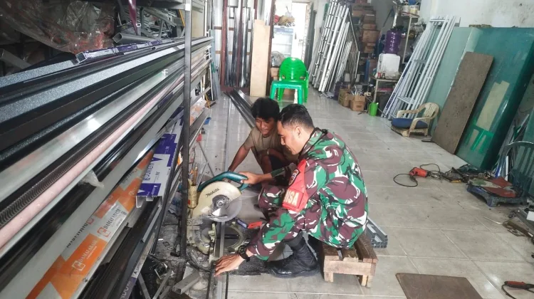 Sertu Elvis Babinsa Koramil 03/Suliki Dukung Warga Binaan Sangat Sukses Sekali