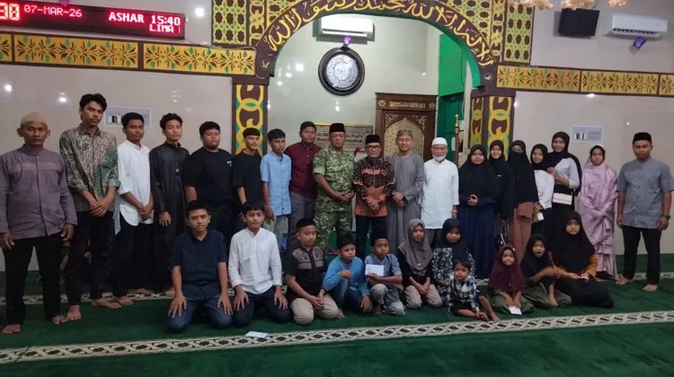 Masjid Taqwa Kodim 0306/50 Kota Gelar Buka Bersama Sangat Sukses Sekali