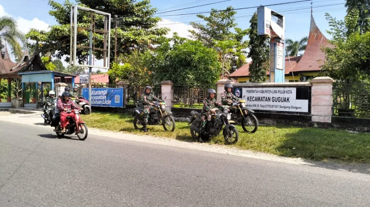 Koramil 06 Guguk Lakukan Patroli Keamanan Wilayah Sangat Sukses Sekali