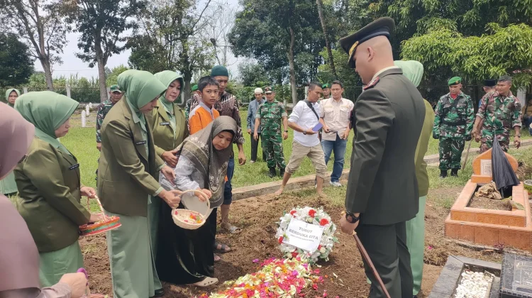 Penghormatan Terakhir, Dandim Pimpin Upacara Pemakaman Militer Sangat Sukses