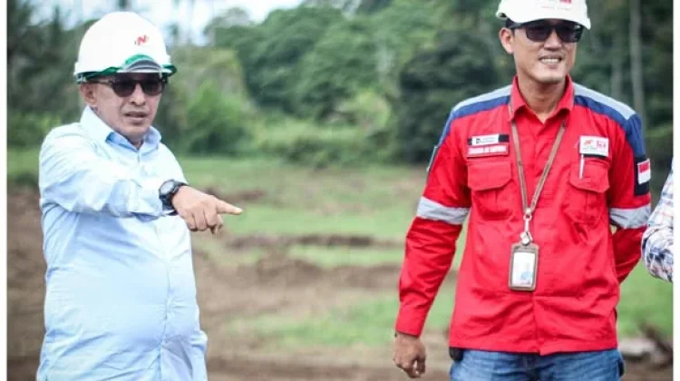 Eka Putra Pantau Pembangunan Hunian Tetap di Rambatan