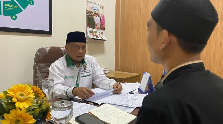 BAZNAS Padang Panjang Terima Kunjungan Mahasiswa Penelitian Zakat