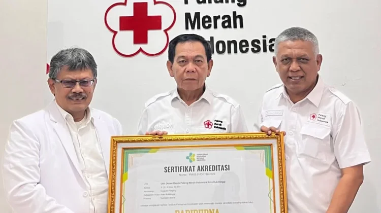 Standar Nasional Tercapai, UDD PMI Bukittinggi Resmi Berstatus Paripurna