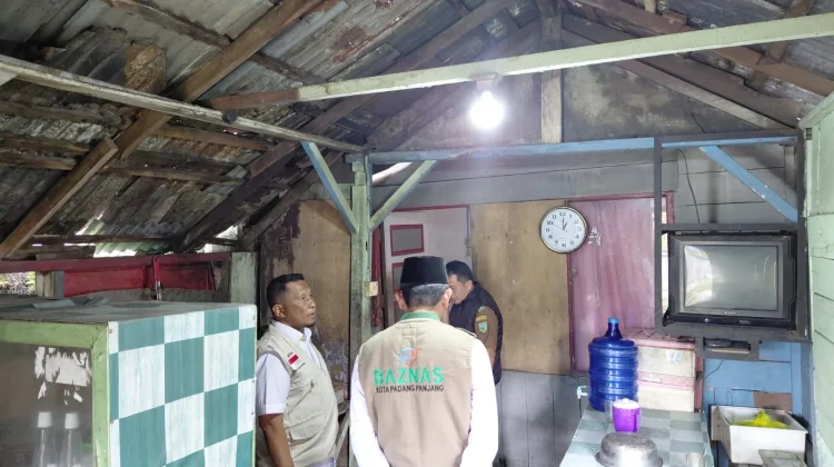 Bantuan Rehabilitasi Rumah, BAZNAS Padang Panjang Tinjau Lokasi