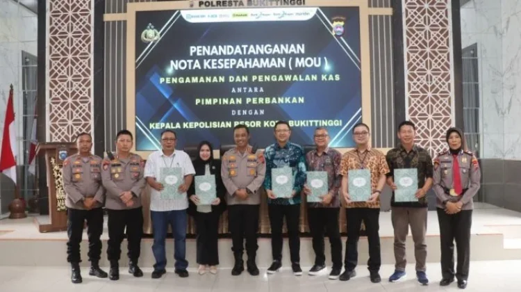 Polresta Bukittinggi Perkuat Pengamanan Distribusi Uang Tunai