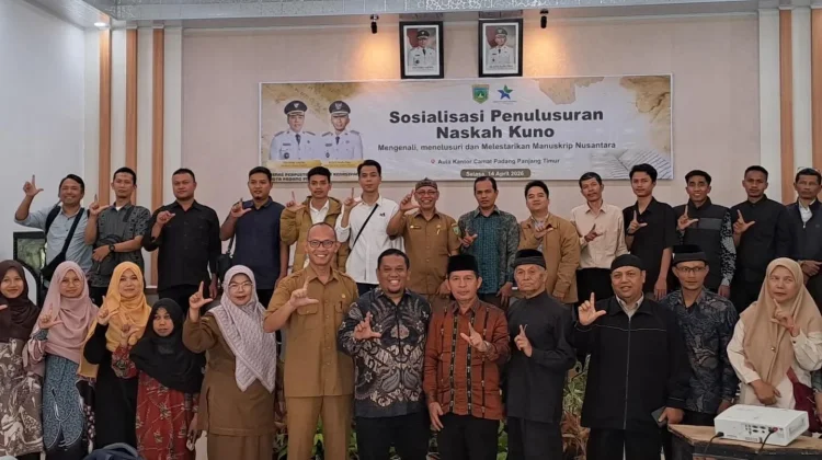 Dispusip Padang Panjang Gelar Sosialisasi Digitalisasi Naskah Kuno