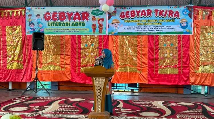 Gebyar Literasi TK/RA Kecamatan ABTB Digelar Meriah di GOR Bermawi Bukittinggi