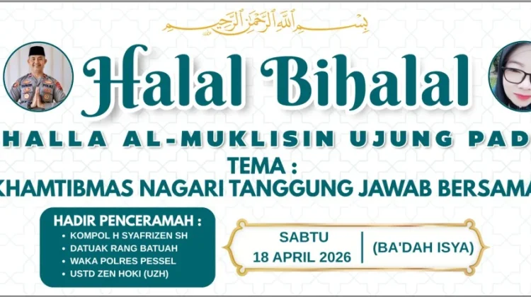 Hadiri Halalbihalal, Wakapolres Pessel; Perkuat Kamtibmas Berbasis ABS-SBK