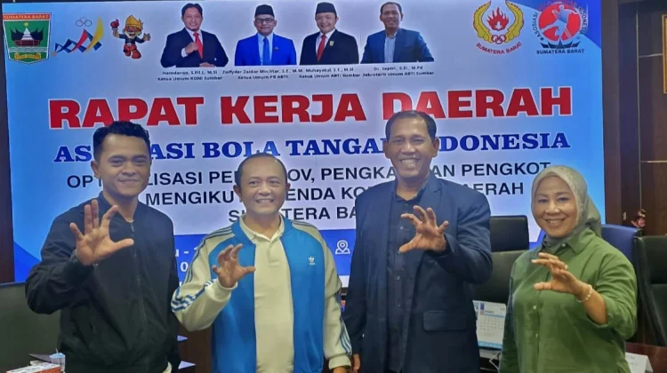 Rakerda ABTI Sumbar Perkuat Strategi Prestasi Bola Tangan