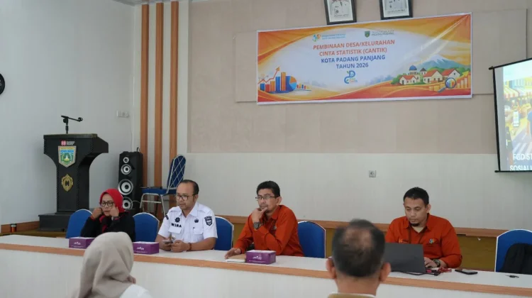 BPS Padang Panjang Dorong Desa Cantik dan Sensus Ekonomi 2026 Tepat Sasaran
