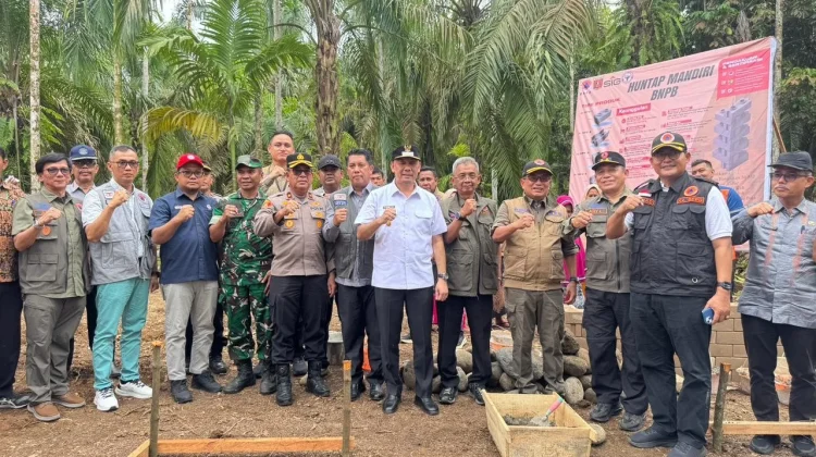 BNPB Gencarkan Pembangunan Huntap Mandiri Berteknologi Sepablock di Agam-50Kota