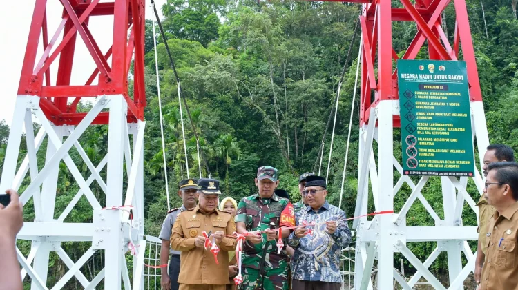 Jembatan Gantung Perintis Garuda Diresmikan, Harapan Baru Bagi Masyarakat
