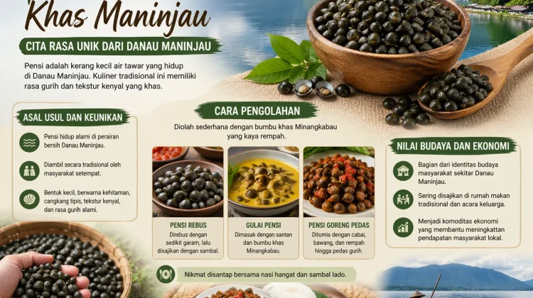 Pensi Khas Maninjau Cita Rasa Unik dari Danau Maninjau