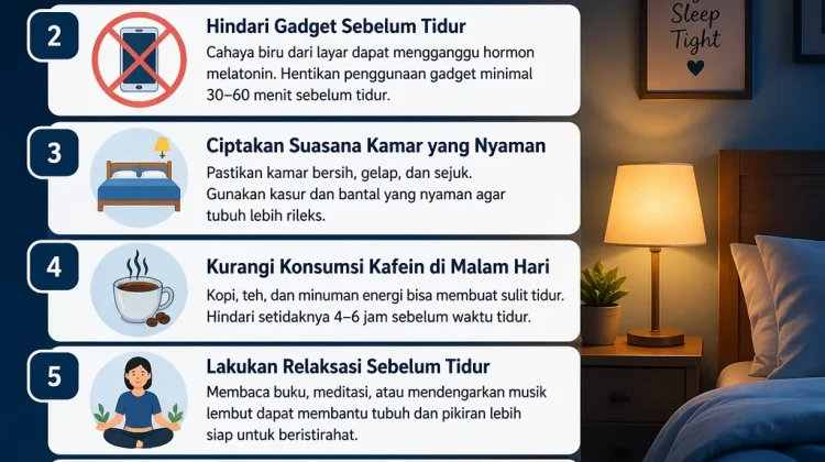 Tips Tidur Malam yang Berkualitas dan Nyenyak