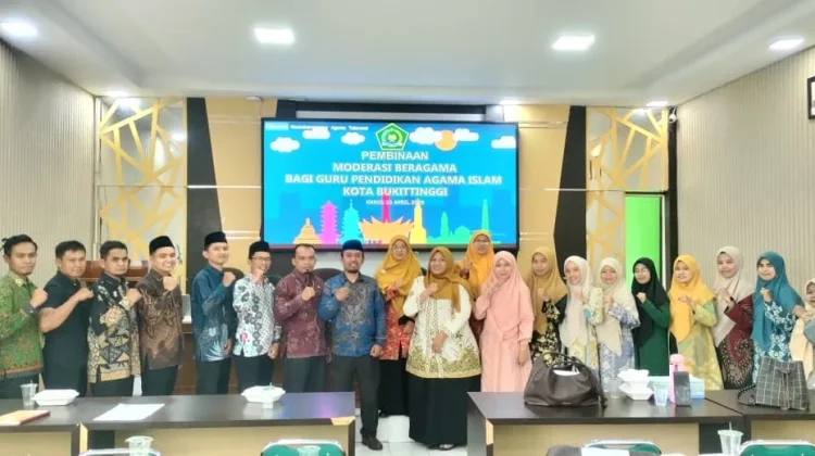 Pembinaan Moderasi Beragama bagi Guru PAI Kota Bukittinggi