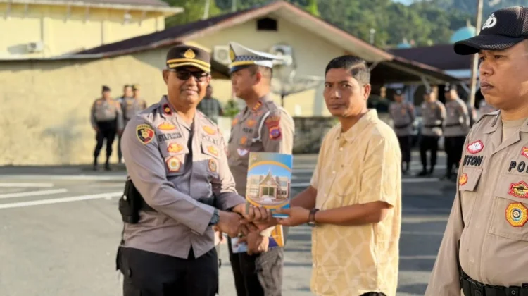 Polres Pessel Salurkan Santunan Duka untuk Personel