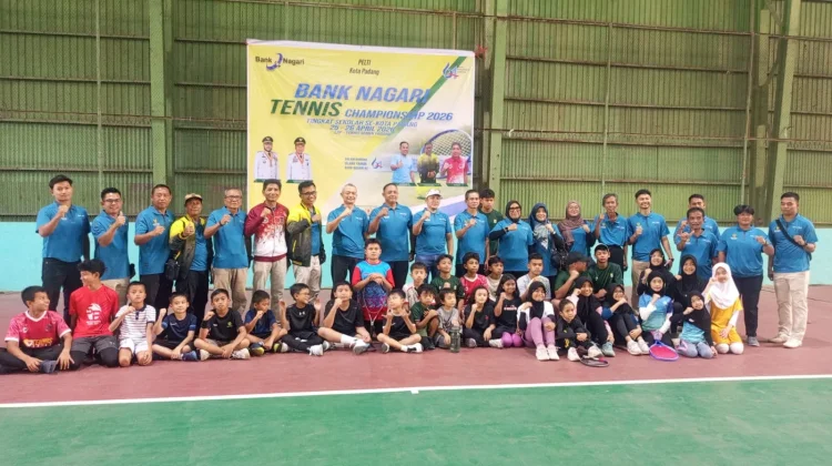 Pembinaan Atlet Tenis Menggeliat dengan Bank Nagari Tennis Championship 2026