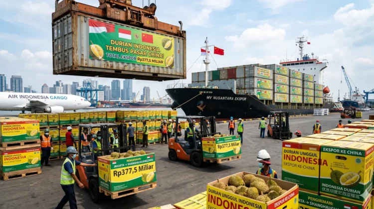 Ekspor Durian Indonesia ke China Tembus Angka Rp377,5 Miliar