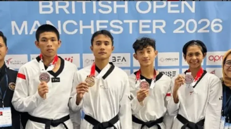 Taekwondo Indonesia Sabet Empat Medali di Ajang British International Open 2026