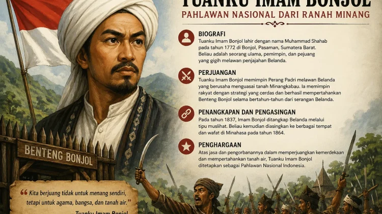 Tuanku Imam Bonjol Pahlawan Nasional dari Ranah Minang