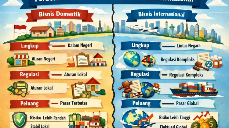 Perbedaan Bisnis Domestik dan Bisnis Internasional