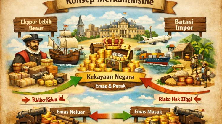Perburuan Emas, dan Kuasa, "Sejarah di Balik Merkantilisme"
