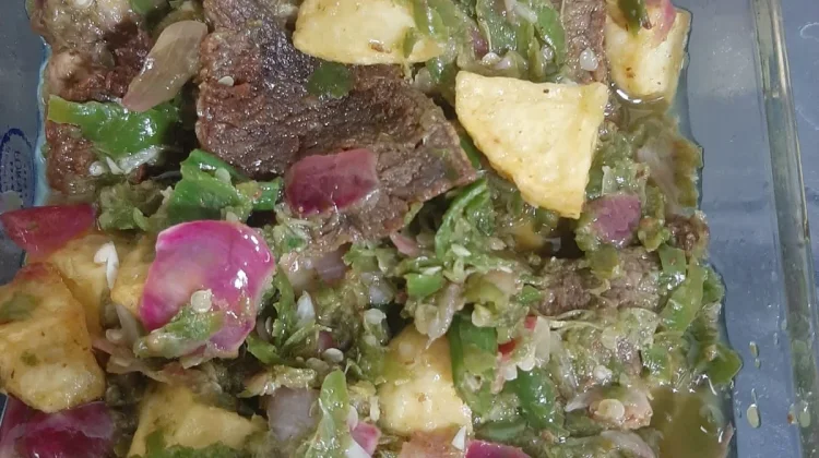Resep Dendeng Batokok Lado Hijau Campua Kantang