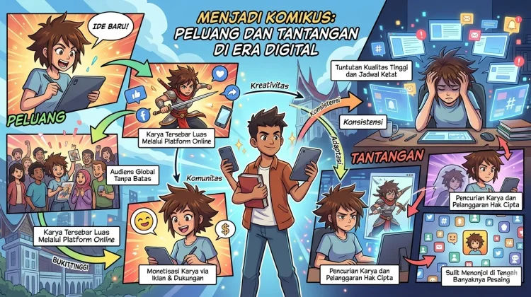 Menjadi Komikus, "Peluang, dan Tantangan di Era Digital"