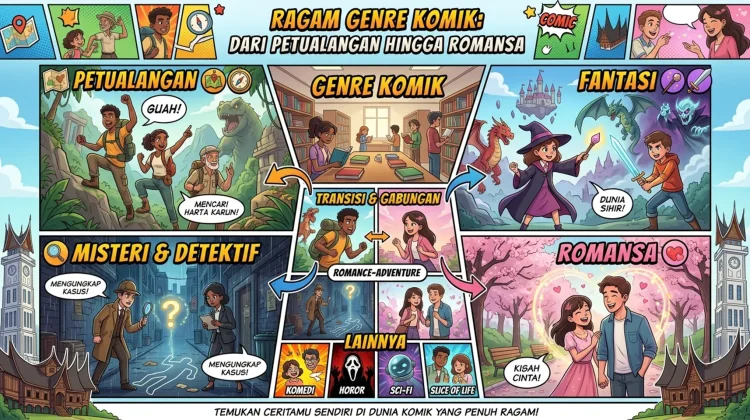 Ragam Genre Komik, dari Petualangan hingga Romansa