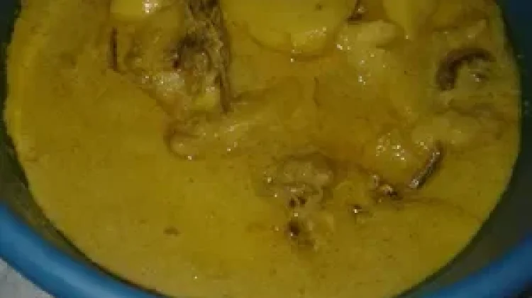 Masakan Jadul Olahan Sederhana Gulai Kentang Telur, dan Teri