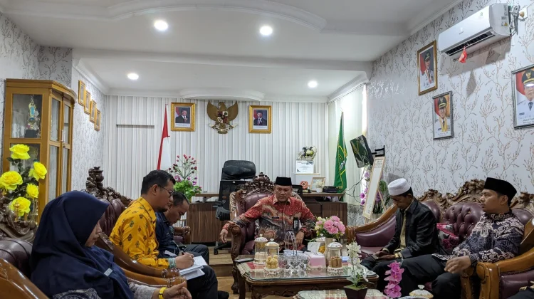Rapat Kemenag Tanah Datar Bahas WFH dan Donasi