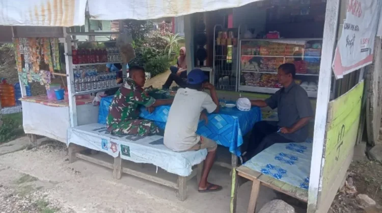 Babinsa Pangkalan Ajak Warga Jauhi Narkoba dan Judol