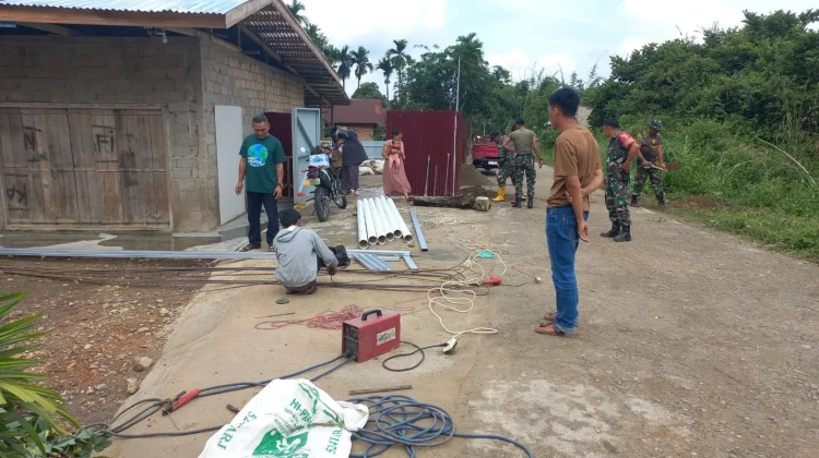 Koramil Luak Gelar Goro Kampung Pancasila Balai Panjang