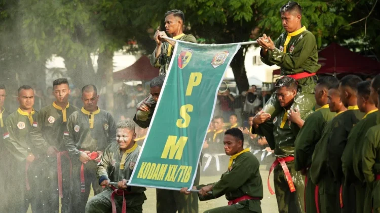 Pangdam TIB Kukuhkan Pencak Silat Militer Jaga Warisan