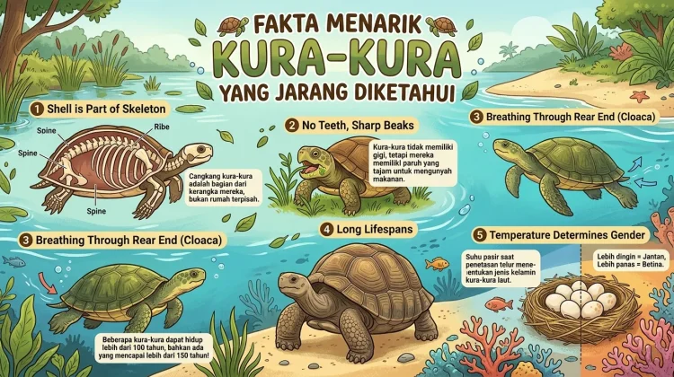 Fakta Menarik Kura-Kura yang Jarang Diketahui