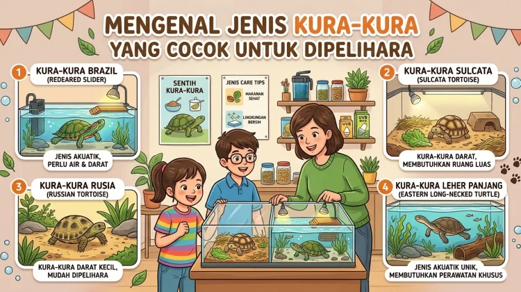 Mengenal Jenis Kura-Kura yang Cocok untuk Dipelihara