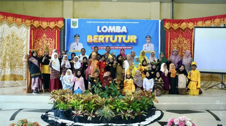 118 Siswa SD/MI Padang Panjang Ikuti Lomba Bertutur 2026