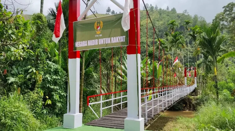 Jembatan Garuda Sungai Rimbang Rampung 100 Persen Diresmikan